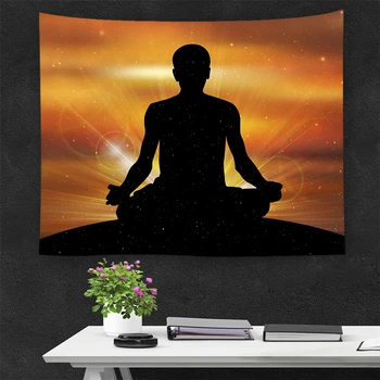 Indian Tapiserie De Pe Perete Psihedelice Chakra Mandala Tapiserii Țesătură Hippie, Boho Decor Meditație Yoga Perete Covor Pătură