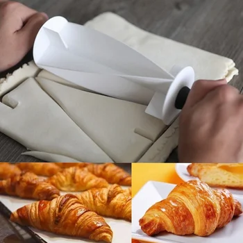 Face Croissant, Pâine Roata Aluat De Patiserie Cuțit De Tăiere De Plastic De Rulare Cutter Copt Cuțit De Bucătărie Accesorii Panificatie Instrumente