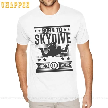 Parașutism Skydrive Tricou Cuplu Oversize T-Shirt Pentru Bărbați Cu Mânecă Scurtă Discount De Brand De Îmbrăcăminte