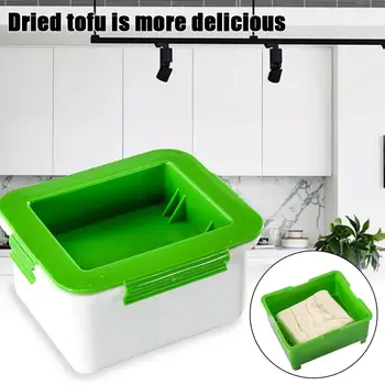 Presa de Tofu Tofu Picurator 3-Strat de Presa de Tofu Built-in de Drenaj Apă Eliminarea Instrument mașina de spălat Vase de Gatit Bucatarie Set de scule