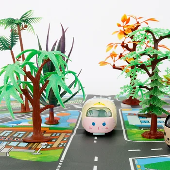 52pcs Plastic Mini Jungle Animal World Zoo Model de Desene animate de Simulare de Animale din Plastic de Colectare Figura Copil Papusa Cadou Jucărie pentru Copii