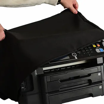 50x45x30cm Negru Capac de Praf Pânză pentru HP Office Jet Pro 8610 Printer Lavabil Pânză Impermeabilă Fibre de Poliester Negru