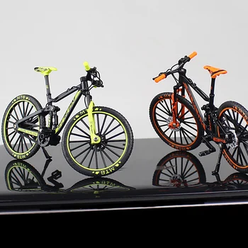 1/10 din Aliaj de Metal de Biciclete Jucarii Model Racing Bike Cross Mountain Bike Replica Colectare Diecast pentru Copii display Cadou
