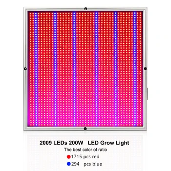 2835LEDs Led-uri Cresc de Lumină întregul Spectru 200W Led Panel Lumina Phytolamp Pentru Plante de Interior, Flori, Legume Cresc Cutie de Semințe