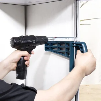 Noul Universal Magnetic Sertar Slide Jig Set Montare Instrument Pentru Mobilier Cabinet De Extensie Dulap Ghid De Instalare Pentru Hardware