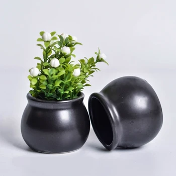 Nordic Mini Ghiveci Ghiveci Desktop Ornamente Ceramice Vaza Decor de Birou Acasă grădini Hidroponice de plante Suculente Oală