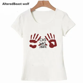 Supernatural Sam Și Dean tricou de Vara pentru femeie harajuku Imprimare răpăit kawaii fata tricou Tricou Maneca Scurta Femei Top
