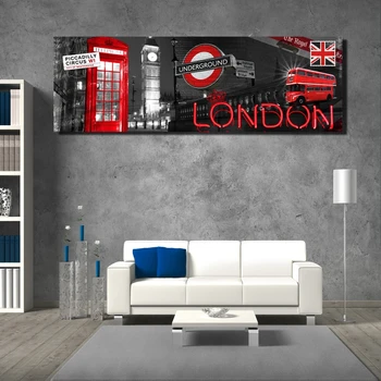Modern Londra City Peisaj de Tablouri Canvas si Postere pentru Camera de zi Big Ben Acasă Decorative, Fotografii Neînrămate