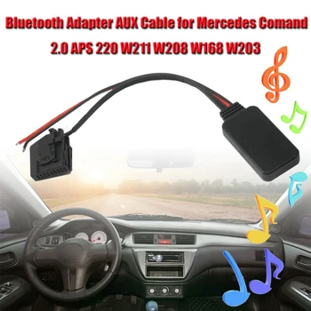 NOU-Masina Cd Player Bluetooth Aux Audio Cablaj Adaptor Buton de Comutare Pentru Mezilor Mercedes Comand Aps 2.0 220 W211 W208 W168 W203
