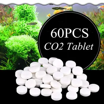60PCS Acvariu CO2 Dioxid de Carbon Tablete Non-toxic Pentru Plante de Acvariu Rezervor de Pește Difuzor de Iarbă de Apă CO2 Acvariu Accesoriu