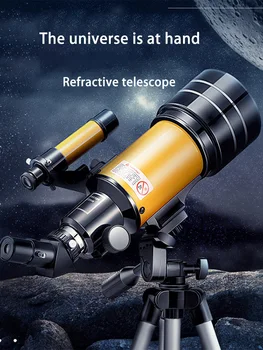 Profesional Zoom Telescop Astronomic de Înaltă Calitate și Definiție Telescop Monocular Night Vision Refracție Spațiu Adânc Luna