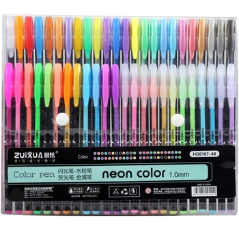 48 culori schiță neon stilou marker marker fluorescent pictura desen papetărie linie pen kawaii linie desen meserii set