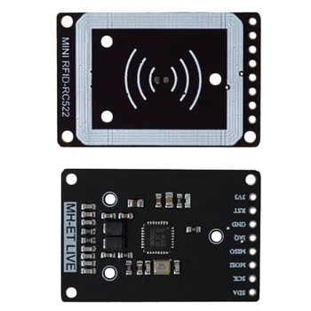Mini Rc522 Rfid Modulului Senzorului de Card Reader Writer Modul I2C Iic Interface Card Ic Rf Modul Senzor Ultra-Mici Rc522 13.56 Mhz