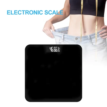 180kg Electronice de uz Casnic Scară Precisă Adult Sănătatea Corpului Cântare de Încărcare USB LED Digital de Baie Scară Greutate