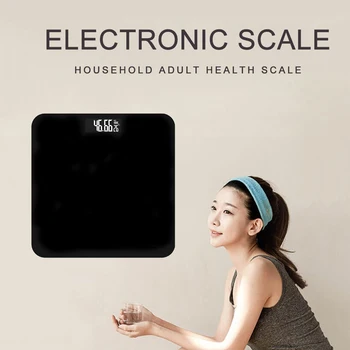 180kg Electronice de uz Casnic Scară Precisă Adult Sănătatea Corpului Cântare de Încărcare USB LED Digital de Baie Scară Greutate
