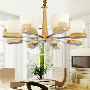 2020 Stil Cabana din Lemn, Candelabre de Iluminat Acasă lampadario Lumina de interior Art deco lustre Pentru Camera de zi transport Gratuit