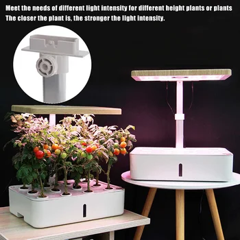 Lampa de birou Hidroponice de Interior, Plante de Gradina Kit Inteligent Multi-Funcția de Creștere Lampă cu Led-uri pentru Flori, Legume de Creștere a Plantelor Lumina