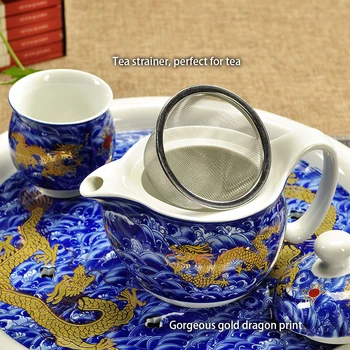 Ceramică Chinezească, Set De Ceai Kung Fu Cana De Ceai Din Portelan Set Oale Dragon Ceainicul De Ceașca De Ceai Kung Fu Teaset Puer Ceai Oolong Ceremonia Teaware