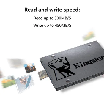 Kingston Original SSD A400 120GB 240 GB 480GB 960GB Intern Solid state Drive 2.5 2.5 inch SATA III HDD Hard Disk de Calculator
