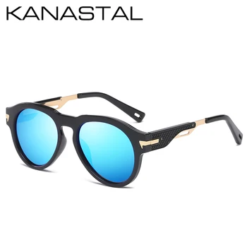 KANASTAL Clasic pentru Bărbați ochelari de Soare Polarizat Femei Vintage Design de Brand Ochelari de Soare Retro Shades Ochelari de Oculos de sol UV400