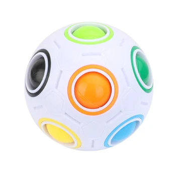 Curcubeu Cub minge Puzzle Creative Fotbal Mini Magic Cuburi de Jucărie pentru Adulți Decompresie Anti-Stres pentru Copii de Învățare TY0308