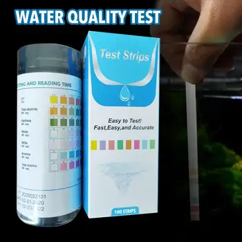 100 Benzi de Hârtie de Testare PH 18-în-1 de Apă Potabilă Kit de Testare-Testare a Calității apei Pentru Apa de la Robinet Duce de Fier, de Cupru, de Calitate Tes