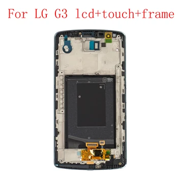 JPFix Mai buna Calitate Pentru LG G3 D850 D855 Touch Screen Display LCD de Înlocuire Cu Cadru