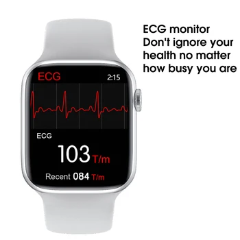 Ceas inteligent 2021 Bărbați Femei Original Watch6 IWO14 ECG Monitor de Ritm Cardiac Bluetooth Apel Smartwatch Pentru IOS Android PK W 46 55 56