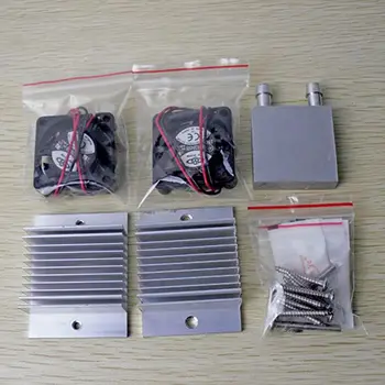 HOT-DIY kituri Termoelectric Peltier de Refrigerare Sistem de Răcire racire cu Apa+ ventilator+ 2 buc TEC1-12706 Coolere