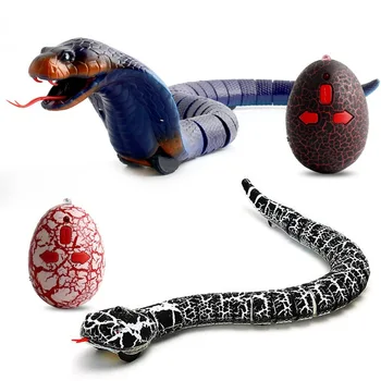 Copii Infrarosu RC Șarpe Naja Ou Cobra, Viper Telecomanda Robot de Jucărie Animal Cu USB Amuzant Terifiant Cadouri de Craciun Model Jucării