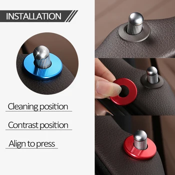 Atreus Auto-Styling Ușă Lift Pin de Blocare a Butonului de Huse Pentru Mercedes W176 W205 W212 GLC O E C-class AMG Pentru Mercedes Benz Accesorii