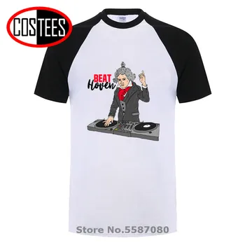 Amuzant Ludwig Van Beethoven tricou Parodie DJ Beethoven Muzica tricou Celebru în întreaga lume Musican hipster Teuri mare compozitor tricou