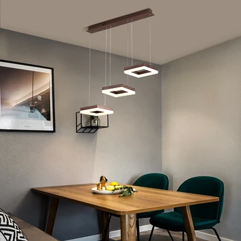Modern Luminile led pentru Bucatarie Dinningroom pat Cameră agățat lumini luciu Metalic+acril Pandantiv Lampă de iluminat suspensie