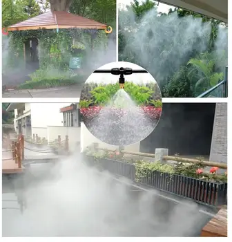 Grădină Sistem Automat De Udare Garden Kituri De Irigare Udare Micro Mist Spray De Răcire Sistem, Reglabil Cupru Duza