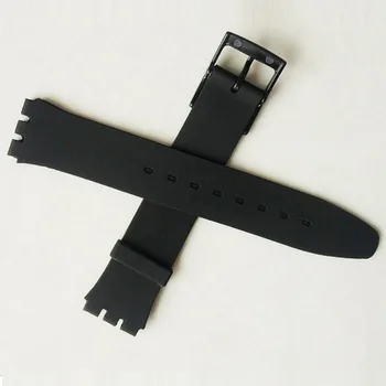 Neway accesorii Ceas pentru Swatch curea SWATCH ceas silicon trupa 16mm Ultra piele subțire curea de cauciuc