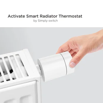Tuya Smart Home ZigBee TRV Termostat Radiator de Acționare a Supapei de Temperatură Programabilă Suport Controler Alexa Google Asistent