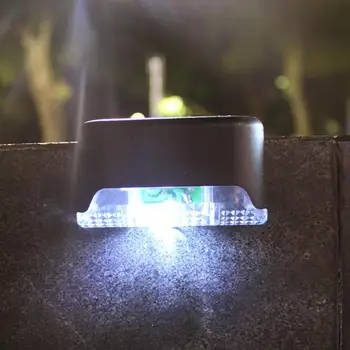 4buc LED Solar Scara Lampa IP65 Impermeabil în aer liber, Grădină Cale Curte Patio Scări Pașii Gard Lămpi Solare Lumina de Noapte
