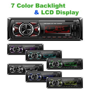 LaBo Radio Auto Stereo Player Telefon Bluetooth AUX-IN, MP3 FM/USB/1 Din/SWC de la Distanță/de control de la distanță Masina de 12V Audio Auto 2019 Vanzare Nou