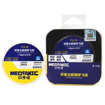 MECANIC FX-9 Telefon Mobil Placa de baza Întreținere Fly linie PCB Bord Repararea Link-ul de Sârmă 0.01/0.02 mm Sârmă de Cupru Pur