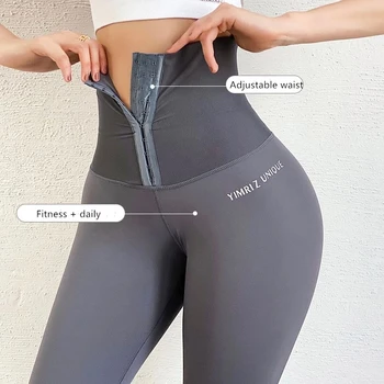 Contracția abdomenului înaltă talie pantaloni stramti elastic hip creșterea sexy Jambiere pantaloni pentru femei