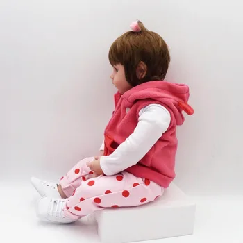 NPK Realiste Colectia Bebe Corp Silicon 48cm Păpușă de Simulare Papusa Casă de Joacă Jucării Drăguț Papusa