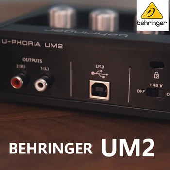 Autentic original BEHRINGER UMC22/ UM2 placa de sunet interfață audio Amplificator Alctron CM6 MKII Microfon cu Condensator