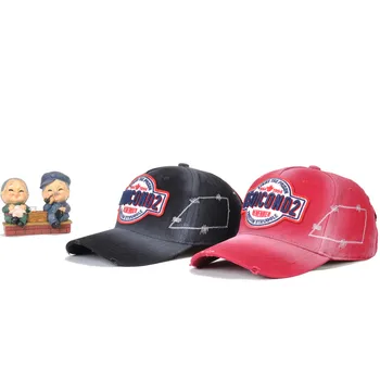 2020 Roșu rece DSQICOND2 Brand DSQ2 litere Casquette Pălării Broderie Tata Hip Hop Șapcă de Baseball DSQ Negru Snapback Hat Capac unisex