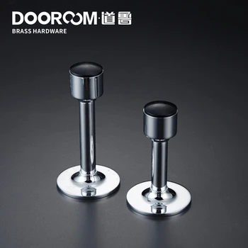 Dooroom Alamă Ușa se Oprește Gaura de Toaletă Gratuite Ușă Dop Grele Podea Montare pe Perete Bara Non-magnetic Ușă Titularul Prinde