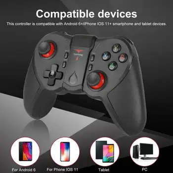 Noul Wireless Gamepad Joystick Wireless Controler de Joc Bluetooth 4.0 Joystick-ul Pentru Android iOS Telefonul Mobil, Tableta, TV Box Titular