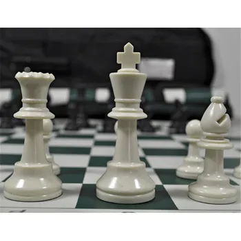 Plastic Piese de Șah 32 Buc Set de Șah Regele Înălțime 49/64/75/95 mm Joc de Șah Standard Medieval, piese de Șah pentru Jocuri de Călătorie IA13
