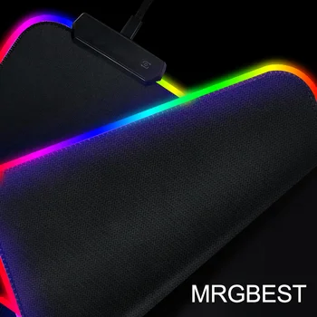 MRG League of Legends Mare de Blocare Edge LED RGB Mouse Pad Non-alunecare de Cauciuc Laptop 25X35/30 X 80 / 40X90CM PENTRU Joc de Jucător Mat