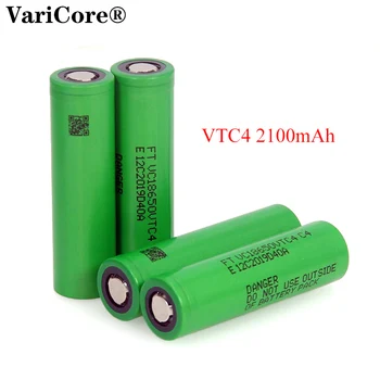Nou Original 3.6 V 18650 VC18650VTC4 20A 30A de descărcare de gestiune VTC4 2100mAh baterie Reîncărcabilă Pentru tigari Electronice