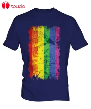 Noi 2019 Vara Barbati Gay Pride Grunge Pavilion Mens T-Shirt Tee Top Curcubeu Lgbt Cadou Haine Camasi Hanorace
