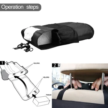 Multi-Funcțional Scaun de Masina din Spate Agățat Geanta Organizator Ice Pack de Izolare Termică Scaun de Depozitare din Spate Agățat Sac de auto-styling